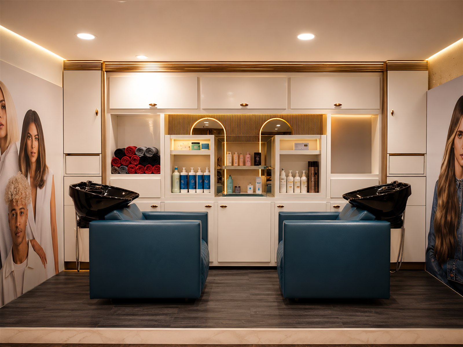 Cut & Care hair wash stations